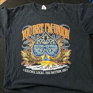 Black Graphic Men's T-Shirt